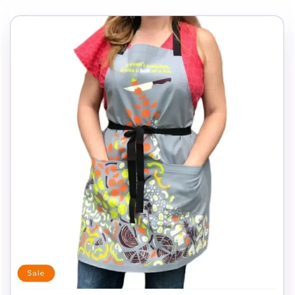 Blue Q Apron Heavy Cotton - “It Wasn’t Nothing, It Was a Hell of a Lot”
